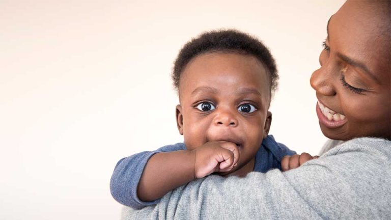 Baby Chewing Teething